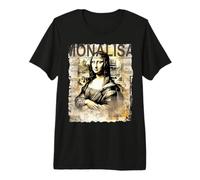 Y2K Mona Lisa Vintage Moda Streetwear Ropa Mujer Ropa Hombre Camiseta Premium