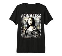 Y2K Mona Lisa Vintage Moda Streetwear Ropa Mujer Ropa Hombre Camiseta Premium