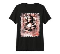 Y2K Mona Lisa Vintage Moda Streetwear Ropa Mujer Ropa Hombre Camiseta Premium