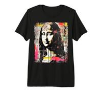 Y2K Mona Lisa Vintage Moda Streetwear Ropa Mujer Ropa Hombre Camiseta Premium