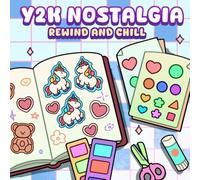 Y2K Nostalgia: Bold and Easy 90s Aesthetic Coloring Book - Cute Retro Icons, Vintage Tech & Cozy Nostalgic Moments (Rewind & Chill)