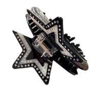 Y2K - Pinza para el pelo con diseño de estrella con diamantes de imitación para niña, horquilla para adolescentes