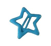 Y2K - Pinza para el pelo de estrella para niños, antideslizante, clip lateral colorido, pasador para el pelo dulce para mujer, tocado con estrella