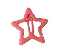 Y2K - Pinza para el pelo de estrella para niños, antideslizante, clip lateral colorido, pasador para el pelo dulce para mujer, tocado con estrella