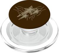 Y2k Stars 2000s Tattoo Beige Vintage Grunge Graphic PopSockets PopGrip para MagSafe