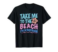 Y2K Take Me to The Beach I'm a Mermaid Retro 2000s Aesthetic Camiseta