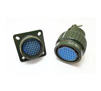 Y2M-37TK Conector circular de 37 pines Enchufe de aviación verde militar YP28 Y28M