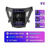 (Y3 1G 16G 11 to 13)Autoradio for Hyundai Elantra 2011 2012 2013 Android 10 Car Radio Stereo Multimedia Video Player Navigation GPS Audio