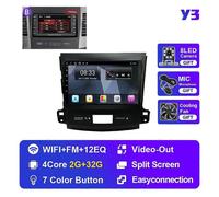 (Y3 2G 32G B)Car Radio for Mitsubishi Outlander Xl 2005-2012 for Citroen C-Crosser 2007-2013 Autoradio Audio Stereo 2din Multimedia