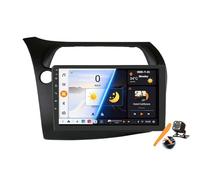 Y400s,Android 15.0 Coche 2 DIN Estéreo Sustitución para Civic Hatchback 2005-2011 Radio GPS Sat Navi 9''Cartablet Multimedia Vídeo Reproductor BT FM Receptor con Android Auto Carplay
