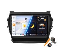 Y400s,YLOXFW Android 15.0 Coche 2 DIN Estéreo Sustitución para iX45 Santa Fe 2013-2017 Radio GPS Sat Navi 9''Cartablet Multimedia Vídeo Reproductor BT FM Receptor con Android Auto Carplay