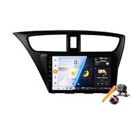 Y500s,YLOXFW Android 15.0 Coche 2 DIN Estéreo Sustitución para Civic 9 2012-2017 Radio GPS Sat Navi 9''Cartablet Multimedia Vídeo Reproductor BT FM Receptor con Android Auto Carplay