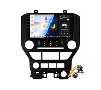Y500s,YLOXFW Android 15.0 Coche 2 DIN Estéreo Sustitución para Mustang 2015-2021 Radio GPS Sat Navi 9''Cartablet Multimedia Vídeo Reproductor BT FM Receptor con Android Auto Carplay