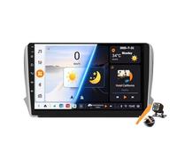 Y500s,YLOXFW Android 15.0 Coche 2 DIN Estéreo Sustitución para PE-ugeot 2008/208 2014-2018 Radio GPS Sat Navi 9''Cartablet Multimedia Vídeo Reproductor BT FM Receptor con Android Auto Carplay
