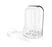 Y51A - Soporte for Cepillo de Dientes eléctrico (Compatible con Oralb, IO3, IO4, IO5, IO6) EB17 Soporte for Cabezal de Cepillo con depósito for Polvo(White)