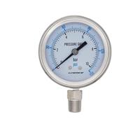 Y60BF -1-600 Bar 1bar≈14.5psi Manómetro de vacío de acero inoxidable 304(1l4 NPT,-1-5bar)