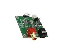 Y7 DIR9001 Módulo receptor de audio digital SPDIF al convertidor I2S con entrada coaxial y de fibra óptica 24-Bit 96kHz Salida Formato ajustable PCB verde