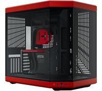 Hyte Y70 Black Cherry | Caja ATX Cristal templado Roja y Negra