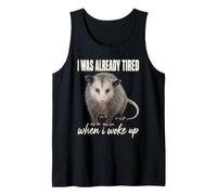 Ya Cansado Cuando Me Desperté Arte Camiseta sin Mangas