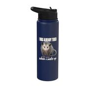 Ya Cansado Cuando Me Desperté Arte Stainless Steel Insulated Water Bottle
