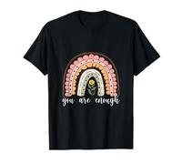 Ya eres suficiente, flor arcoíris, Dios, fe, Jesús Camiseta