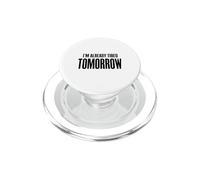 Ya Estoy Cansado mañana: mañanas, café, Trabajo, estrés PopSockets PopGrip para MagSafe