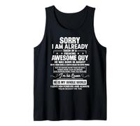 Ya Estoy tomado por un Chico increíble Que nació en Agosto Camiseta sin Mangas