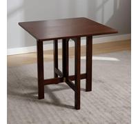 Ya-Home Mesa de Juego Plegable con Madera Durable, Mesa de Comedor para Dormitorio/Salon/Café，Marron