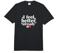 Ya me Siento Mejor Placebo Humor Comfort Colors Adult Heavyweight T-Shirt