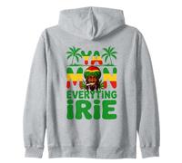 Ya Mon Everything Irie Jamaiican Patois Rasta Weed Fumar Marihuana Sudadera con Capucha