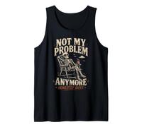 Ya No Es Mi Problema - Diseño Esqueleto Divertido Camiseta sin Mangas