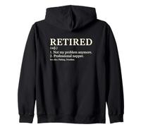 Ya no es mi Problema Vida jubilada Profesional Napper Sudadera con Capucha
