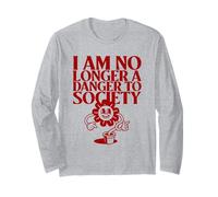 Ya no soy un peligro para la sociedad (Declaración divertida) Manga Larga