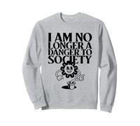 Ya no soy un peligro para la sociedad (Declaración divertida) Sudadera