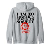 Ya no Soy un Peligro para la Sociedad (Declaración Divertida) Sudadera con Capucha