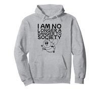 Ya no soy un peligro para la sociedad (Declaración divertida) Sudadera con Capucha