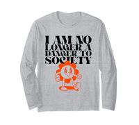 Ya no Soy un Peligro para la Sociedad (gráfico Divertido) Manga Larga