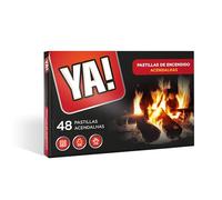 YA! - Pastillas de Encendido, 48 unidades - Pastillas Chimenea, Estufa, Barbacoa