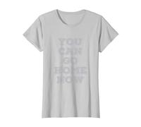 Ya Puedes irte a casa, el Mensaje Revela Que As You Sweat es Divertido Camiseta, Mujer, Plata, L