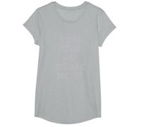 Ya Puedes irte a casa, el Mensaje Revela Que As You Sweat es Divertido Camiseta, Niñas, Gris Jaspeado, M