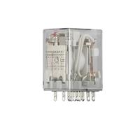 Ya Relé electromagnético intermedio pequeño de alta potencia CR-MX024DC4L CR-MX230AC4L MY4NJ CC 12 V 24 CA 110 220 14 pies .so