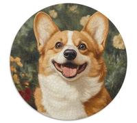 ya Rompecabezas Redondo 1000p Adultos-Niños Los animaless Haustiers Cute Circular Puzzle Niños: TaHaustiere Portátil Juguete Edugatoivo Decoración Hogar 1000pcs (67.5x67.5cm)