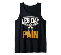 Ya Sabes lo Que rima con el Dolor de piernas Bodybuilder Workout Camiseta sin Mangas