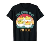 Ya Sabes por qué Estoy aquí Divertidos Huevos Rellenos de Acción de Gracias Camiseta