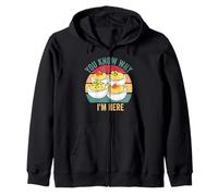 Ya Sabes por qué Estoy aquí Divertidos Huevos Rellenos de Acción de Gracias Sudadera con Capucha