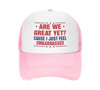 ¿Ya Somos Geniales? Porque Me Siento Avergonzado. Mujer Hombre Sombrero Transpirable Gorra De Béisbol Resistente Snapback Cap para Verano Golf Tenis