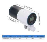 (YA8432 Edición insignia) Alimentador automático para peceras con temporizador inteligente. Alimentador