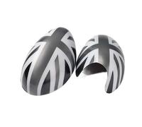 YaaGoo - Cubiertas de espejo ABS para MINI Cooper R50 R52 R53 (2001-2006), carcasas laterales decorativas, conducción izquierda (gris)