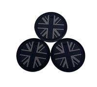 YaaGoo Posavasos antideslizante para coche Mini Cooper R55, R56, R57, accesorios de estilo (gato negro, 3 piezas)