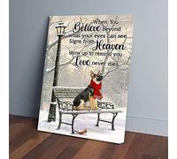 YAASIMOULE Cuando creo más allá de lo que tus ojos pueden ver, el amor nunca muere. Husky Canvas Prints